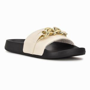 Nine West Slinks Flat Slippers Wit Nederland | HWI-698543